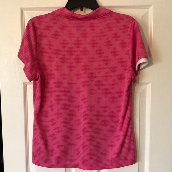 IZOD Womens Golf Shirt Large Pink - Picture 3 of 3